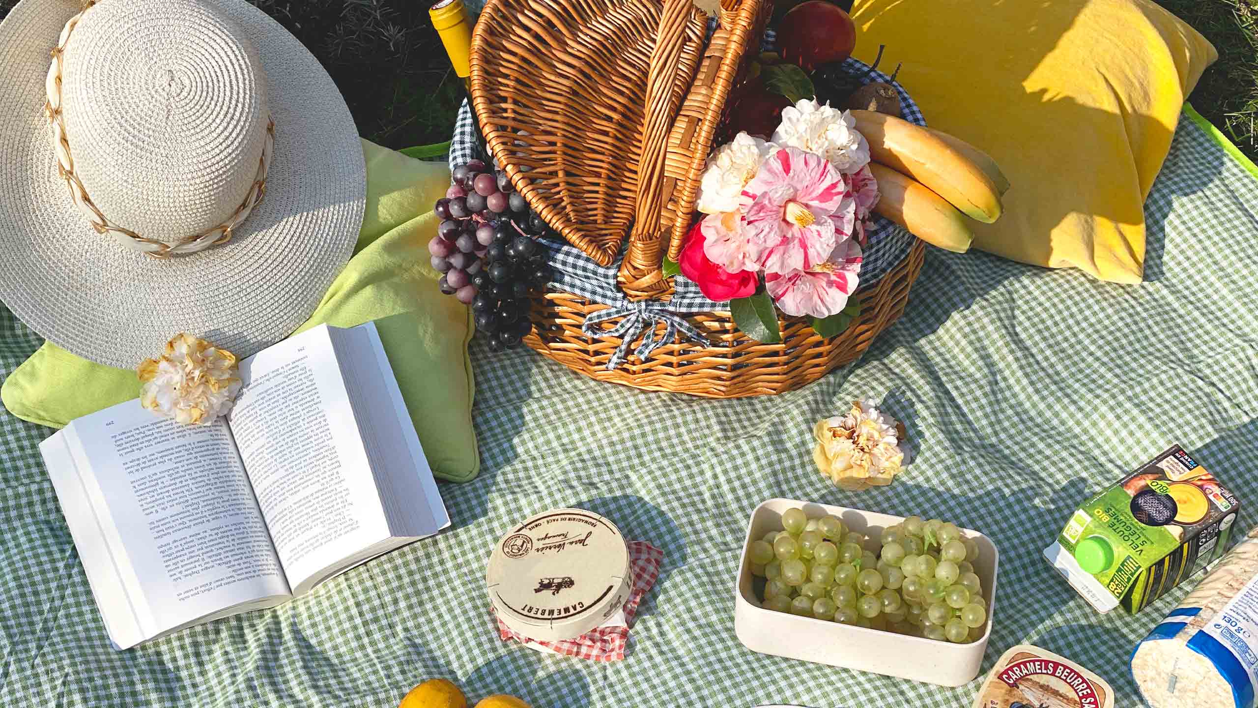 Picknickdecke und Tischdecke 280 x 140 cm – Les Jardins de la Comtesse