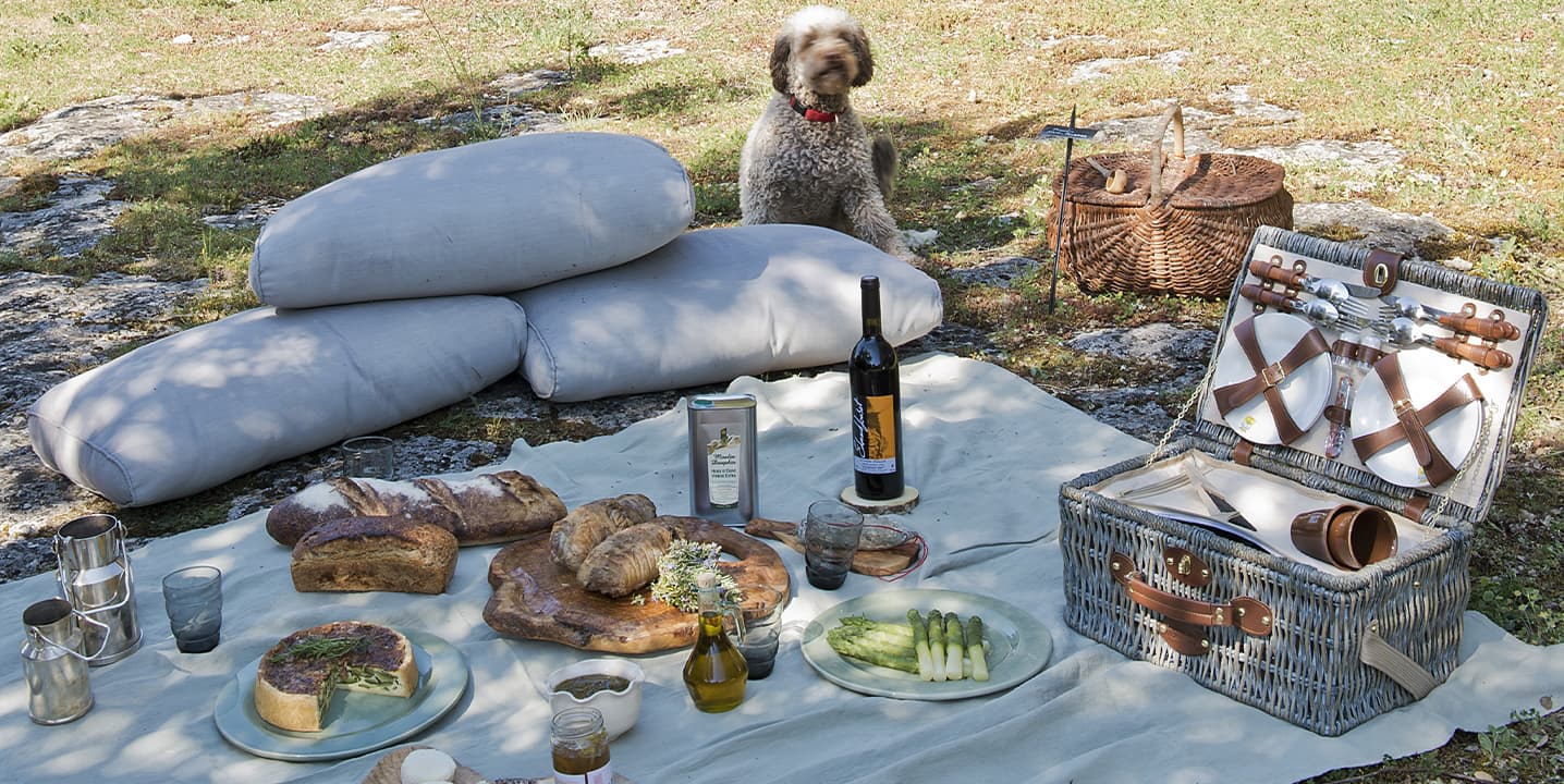 Picknickkorb 4 Personen-Les Jardins de la Comtesse de