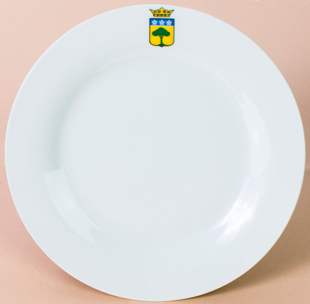 Weiße Keramikteller - 18cm