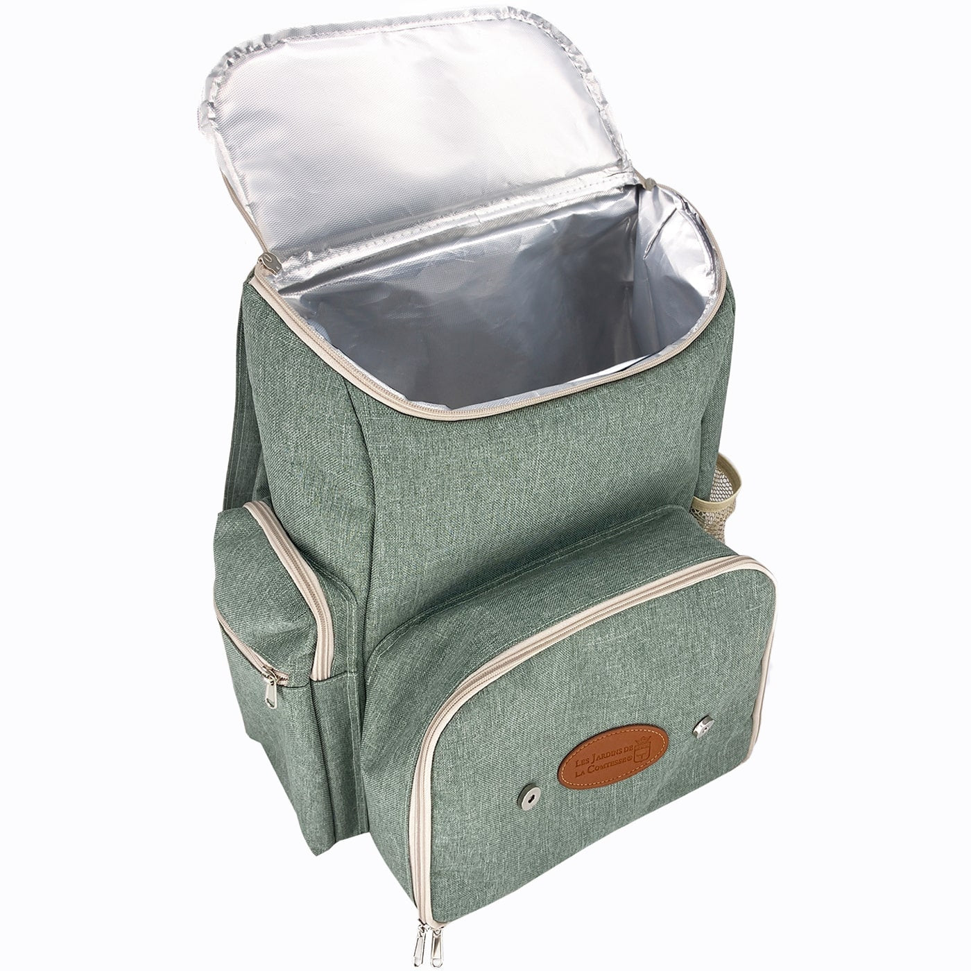 Picknickrucksack "Escapade" Grün - 4 Personen