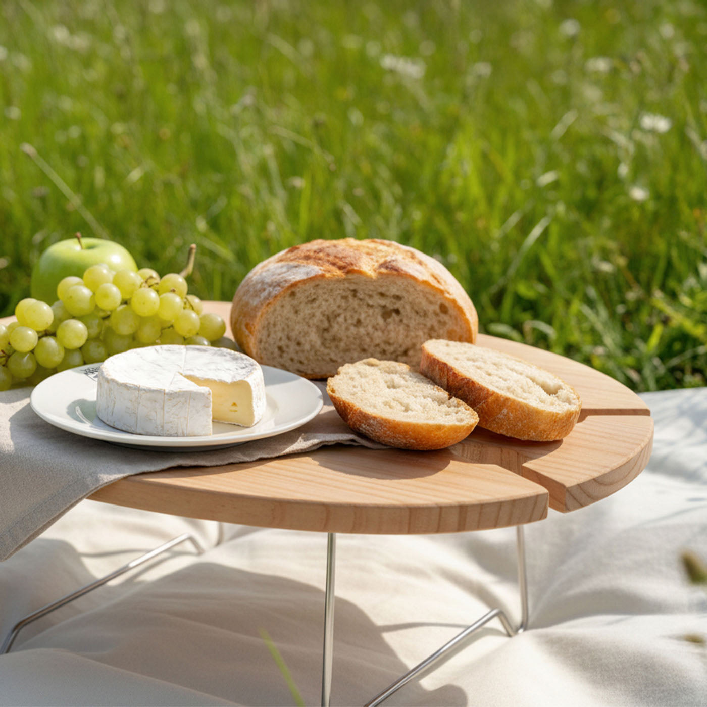 Picknickkorb aus Weide Belle-Île - 4 Personen