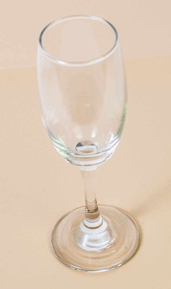 Glas mit Champagner