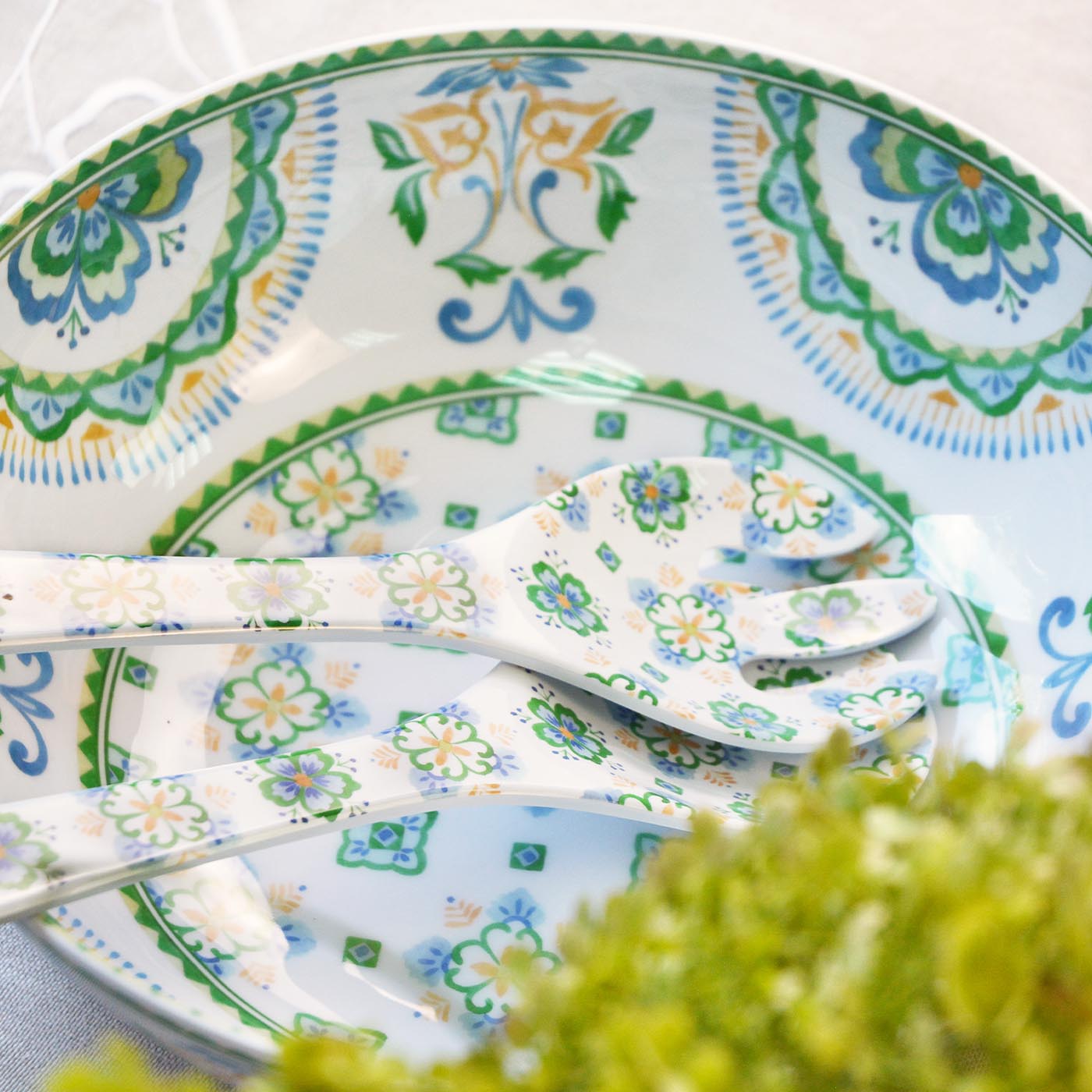 Salatbesteck aus Melamin Evora - 33 cm