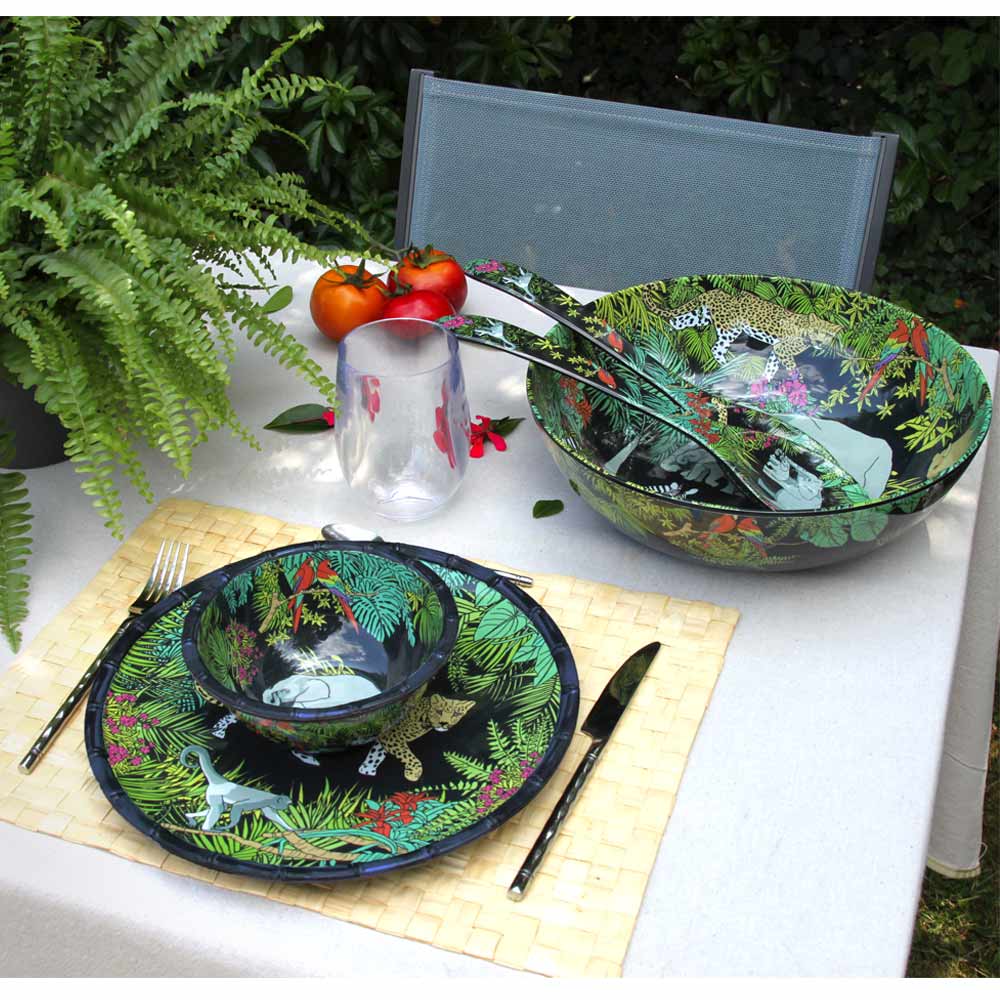 Schale aus reinem Melamin - 15 cm - Jungle