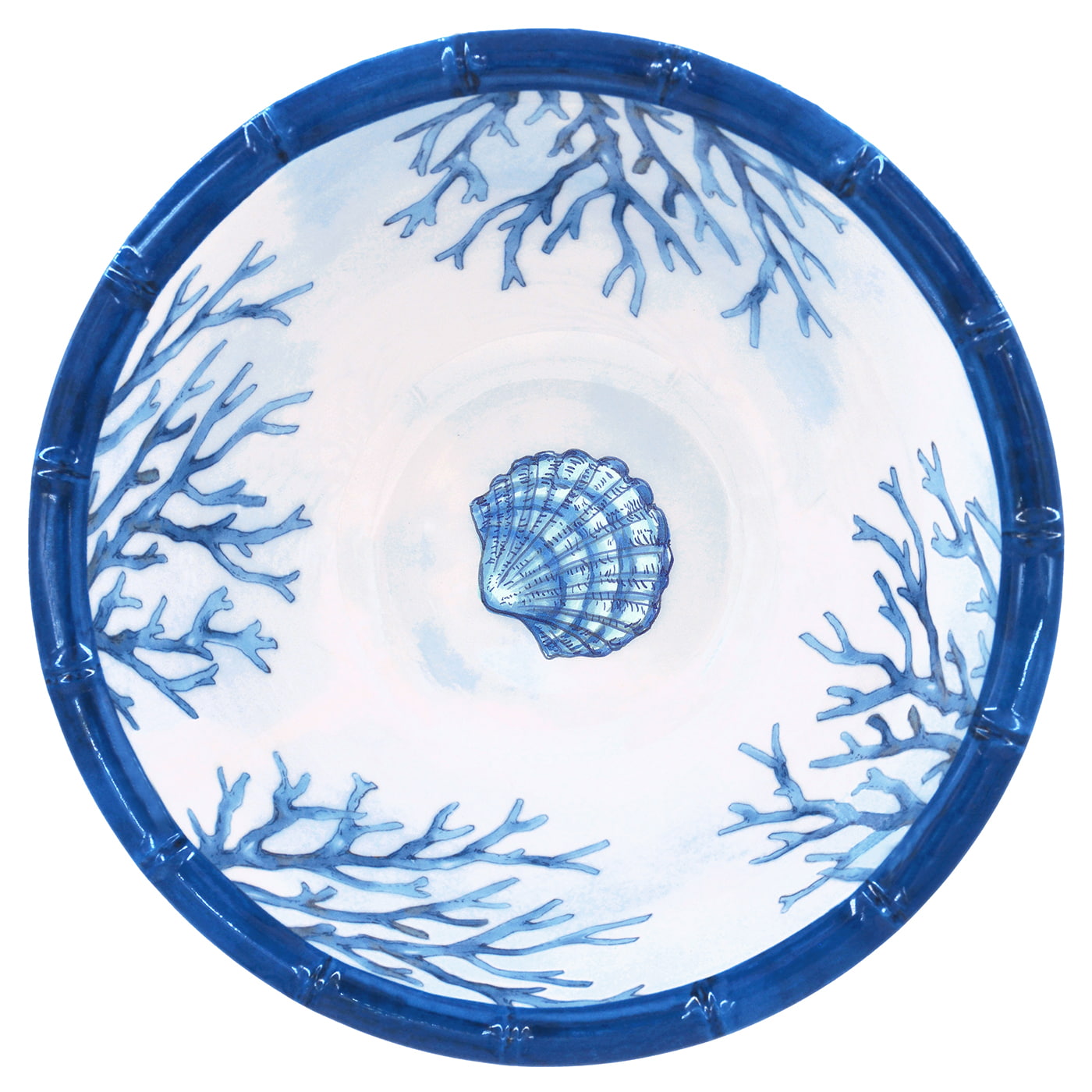 Kleine Schale aus Melamin in Koralle - Ø 15 cm