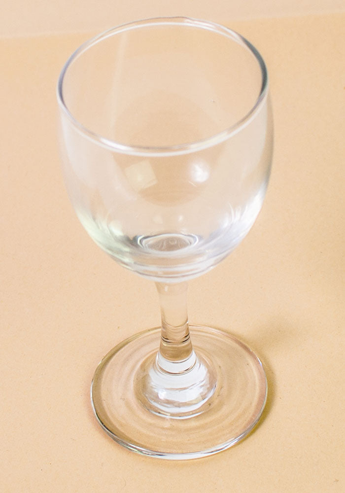 Stielgläser aus Glas - 14 cm / 14 cl