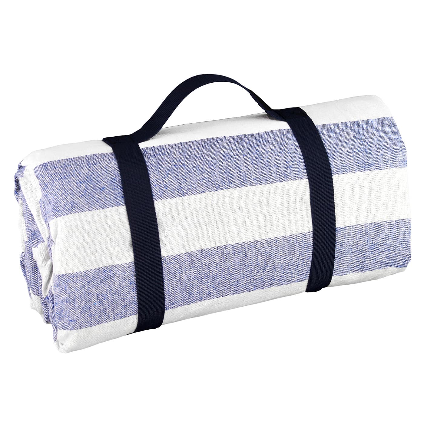 Picknickdecke wasserdicht himmelblau und weiß XXL (280 x 140 cm)