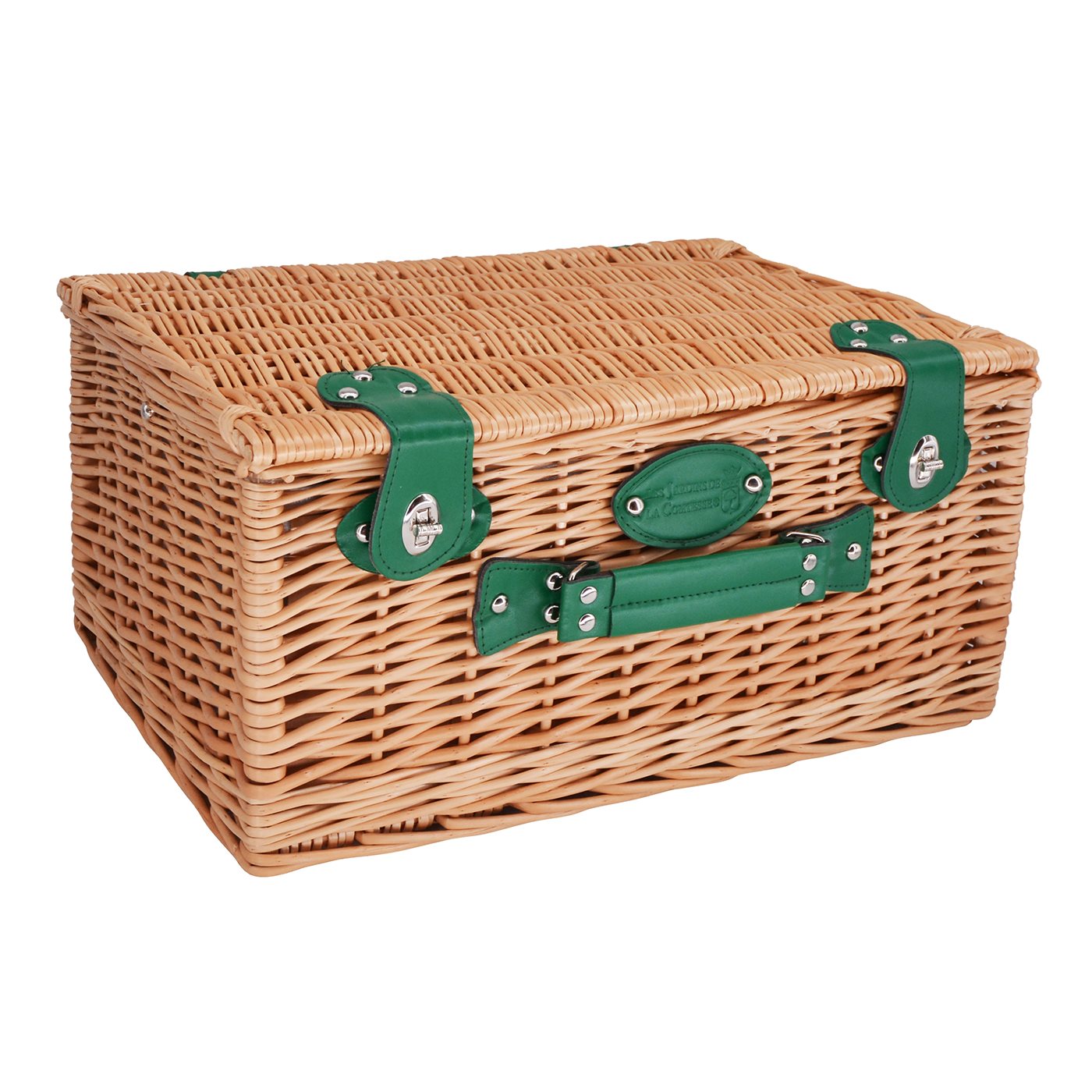 Picknickkorb aus Weide Marly Grün - 4 Personen