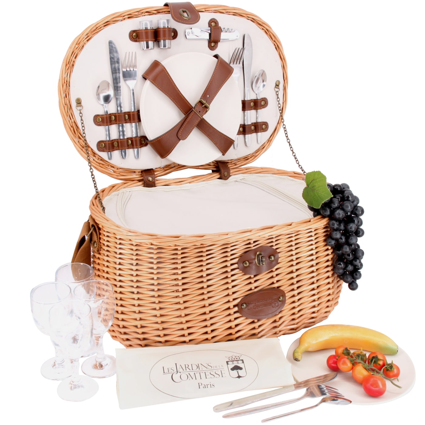 Picknickkorb "Vendôme" - für 4 Personen