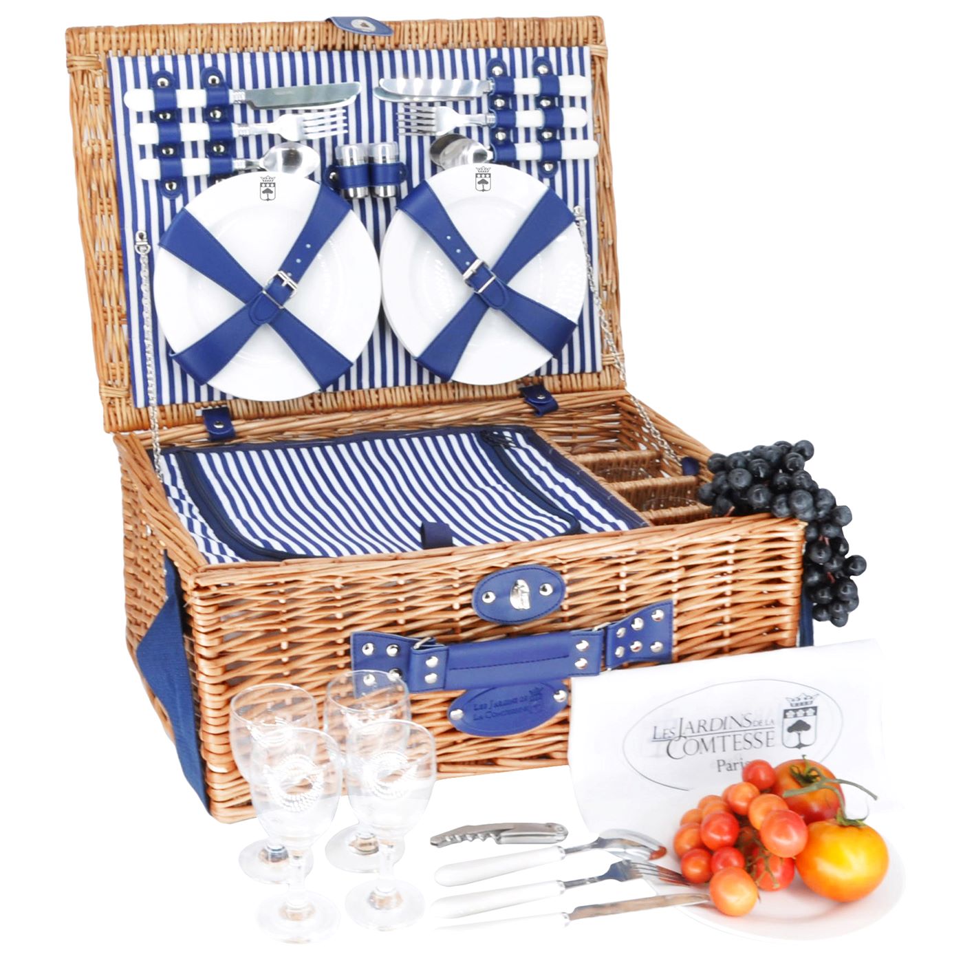 Picknickkorb Fontainebleau - für 4 Personen