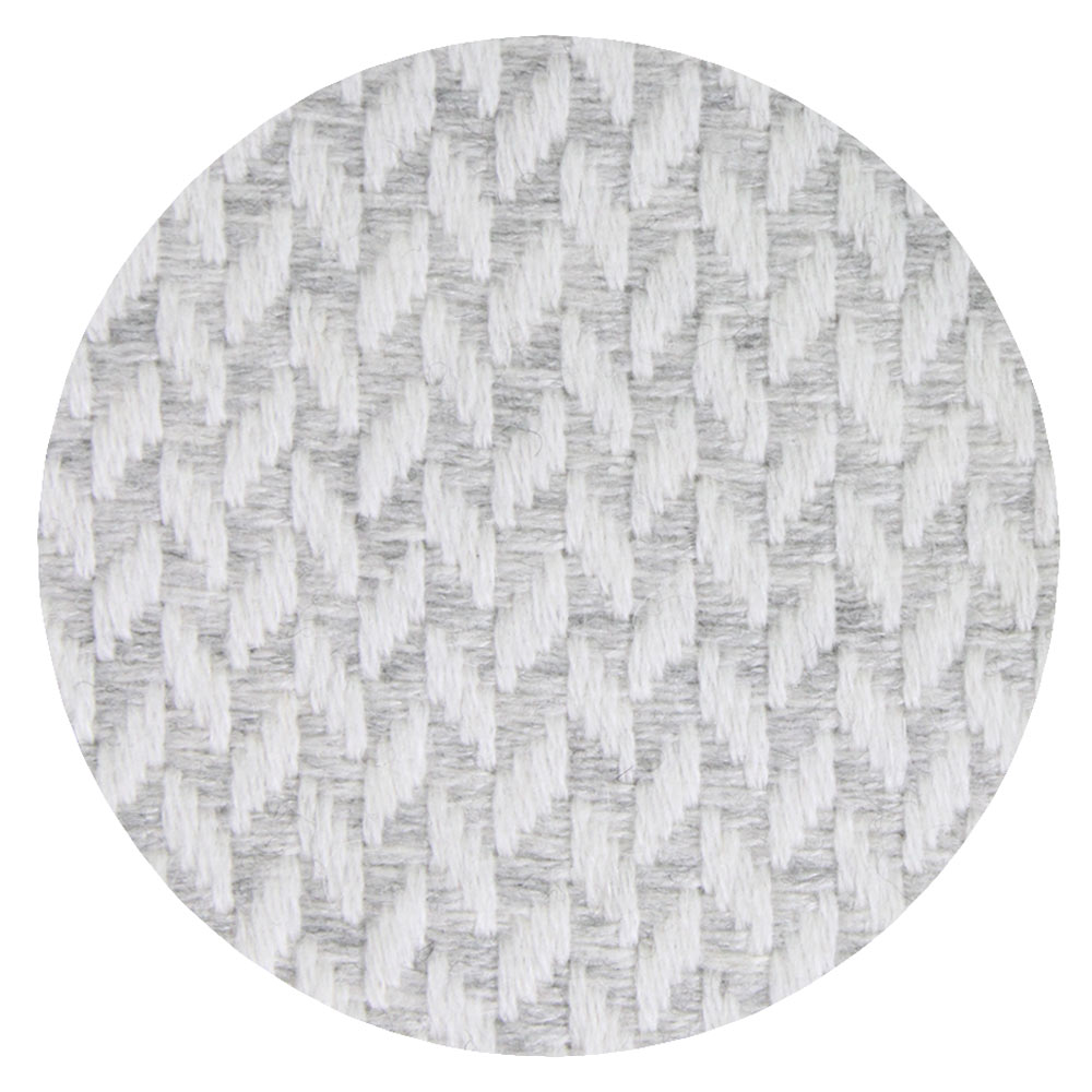 Komfortdecke aus Kaschmir und Wolle: grau / elfenbeinfarben - 130 x 230 cm