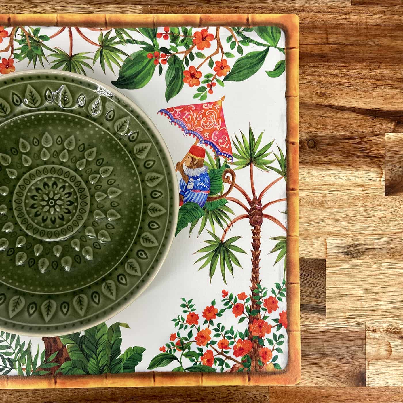 Tischset (40 x 30 cm) verkauft bei 6 - Affen auf Bali thema