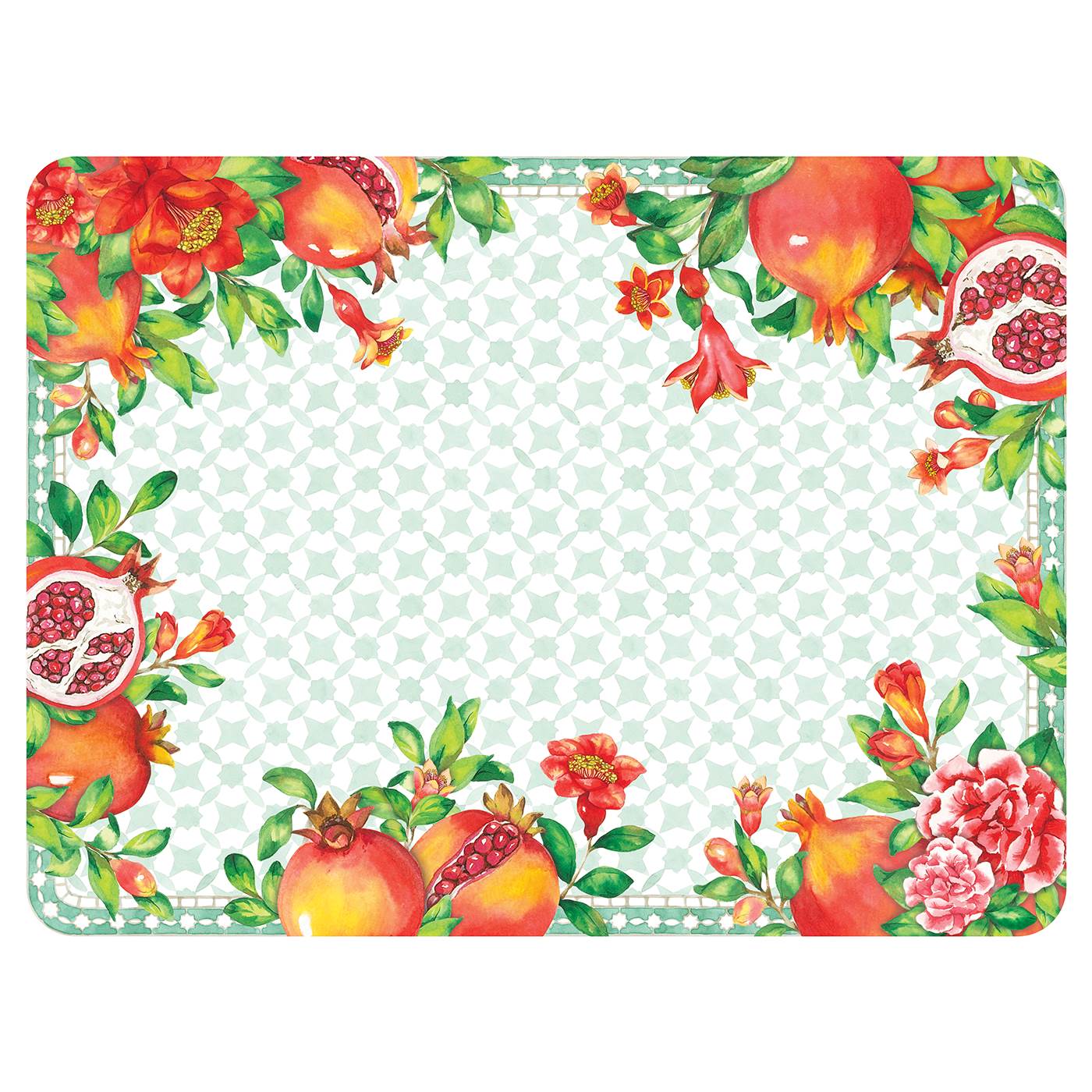 Tischset (40 x 30 cm) verkauft bei 6 - Granatapfel Thema