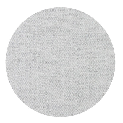 Schal aus Kaschmir und Woll für Mann und Frau 40 x 190 cm - silbergrau Diamant-Motiv