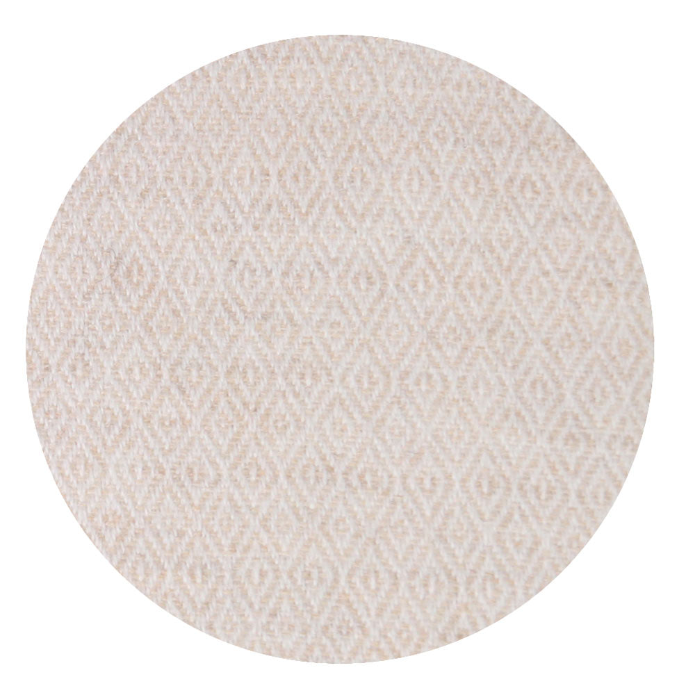 Schal aus Kaschmir und Woll für Mann und Frau 40 x 190 cm - kamelfarben Diamant-Motiv