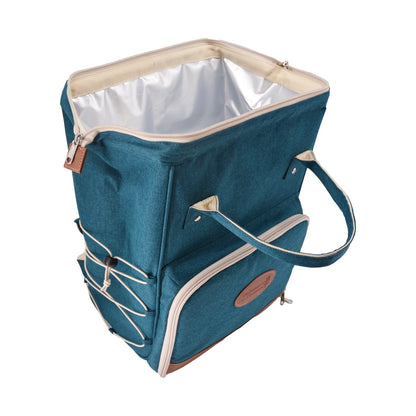 Picknick-Rucksack Blaugrün - 2 Personen