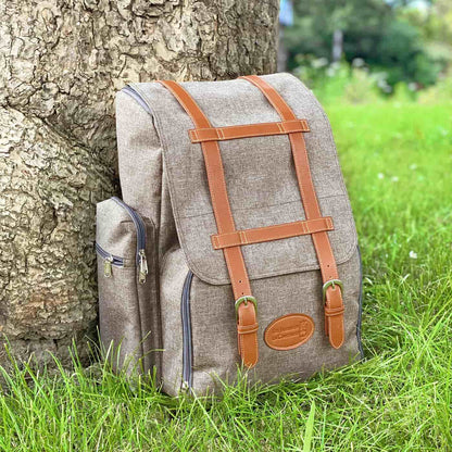 Picknickrucksack "Escapade" Braun - 4 Personen