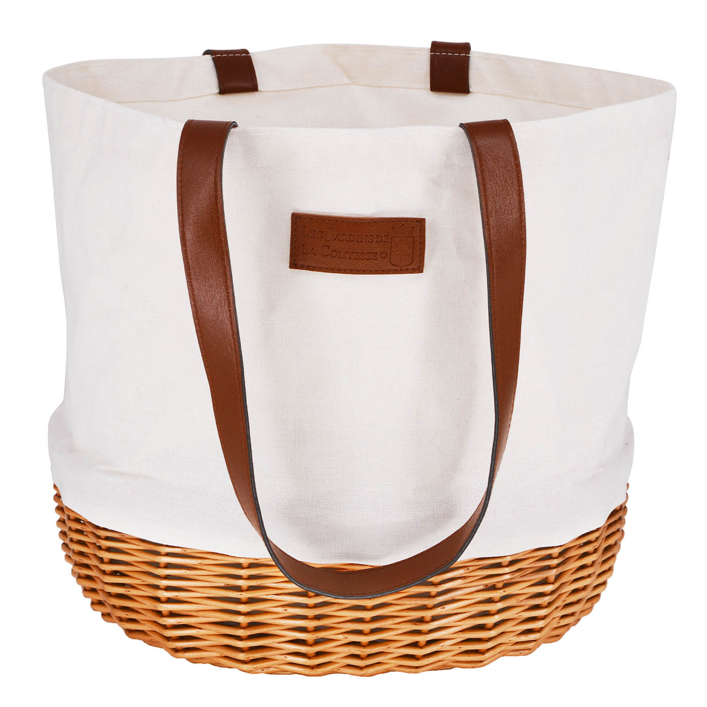 Picknicktasche Azur Leinen - 2 Personen