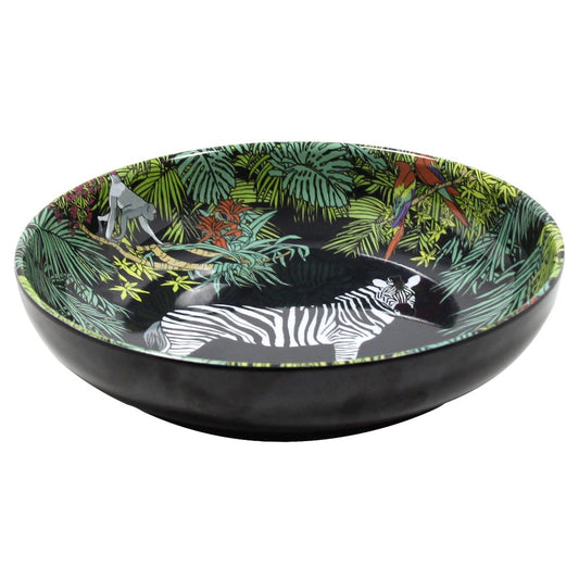 Hohler Teller aus reinem Melamin - 20 cm - Jungle