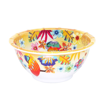 Kleine Schale aus Melamin - Ø 15 cm - Papageien von Bahia