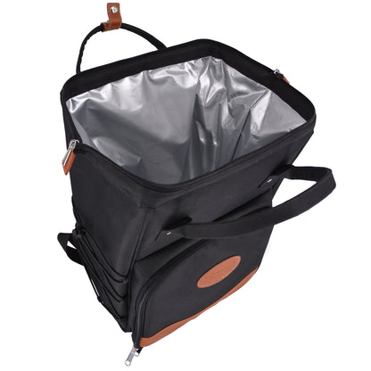 Picknickrucksack "Escapade" Schwarz - 2 Personen