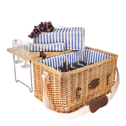 Picknickkorb Saint-Malo mit Tisch - 4 Personen