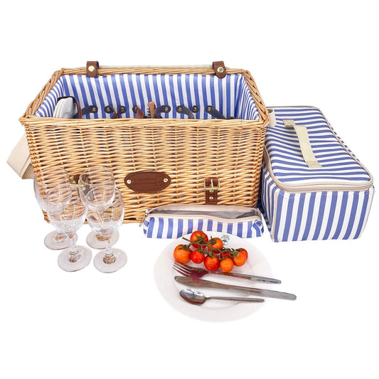 Picknickkorb Saint-Malo mit Tisch - 4 Personen