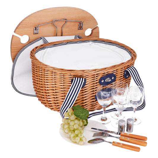 Picknickkorb aus Weide Belle-Île - 4 Personen