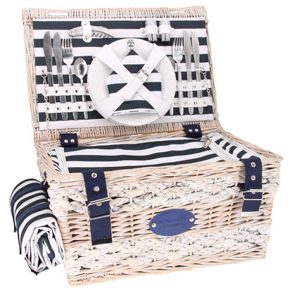 Picknickkorb „Marine“ für 4 Personen