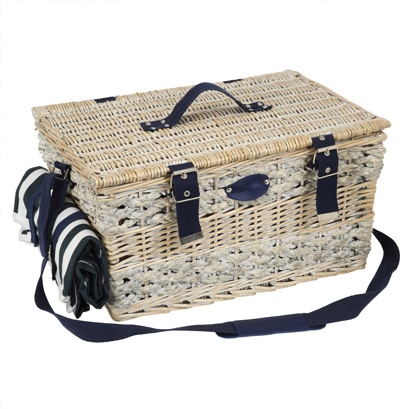 Picknickkorb „Marine“ für 4 Personen