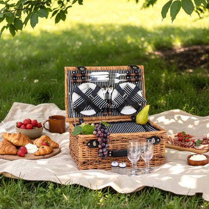 Picknickkorb aus Weide Belleville - 4 Personen