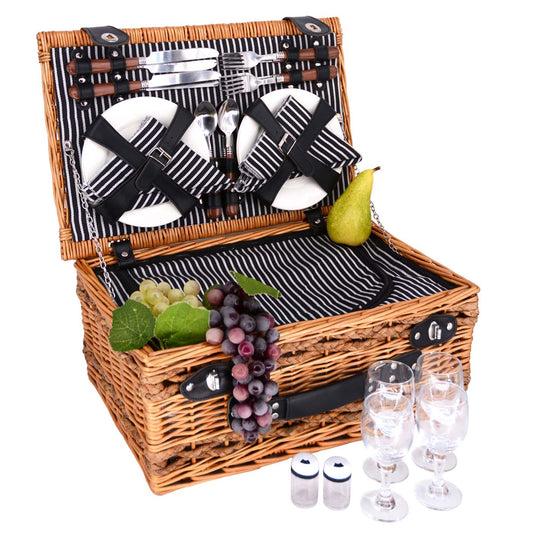 Picknickkorb aus Weide Belleville - 4 Personen