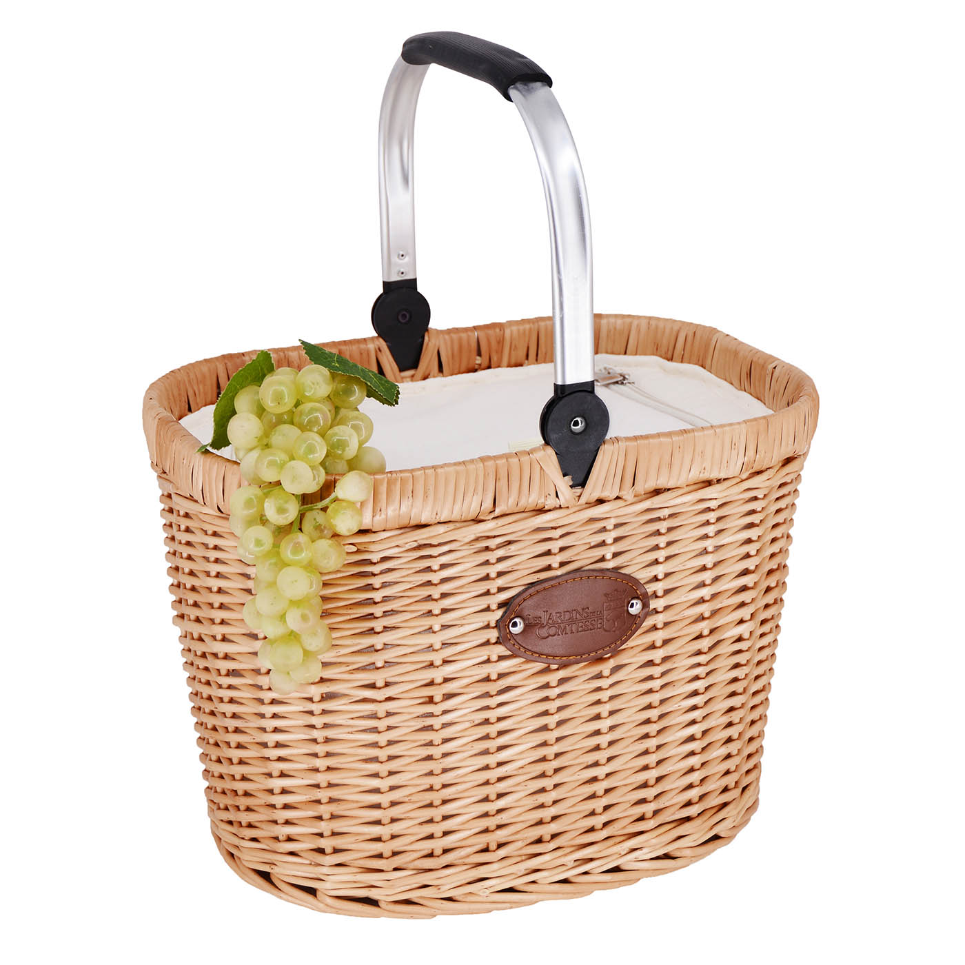 Kleiner Thermo-Picknickkorb Chantilly Leinen - 18 L