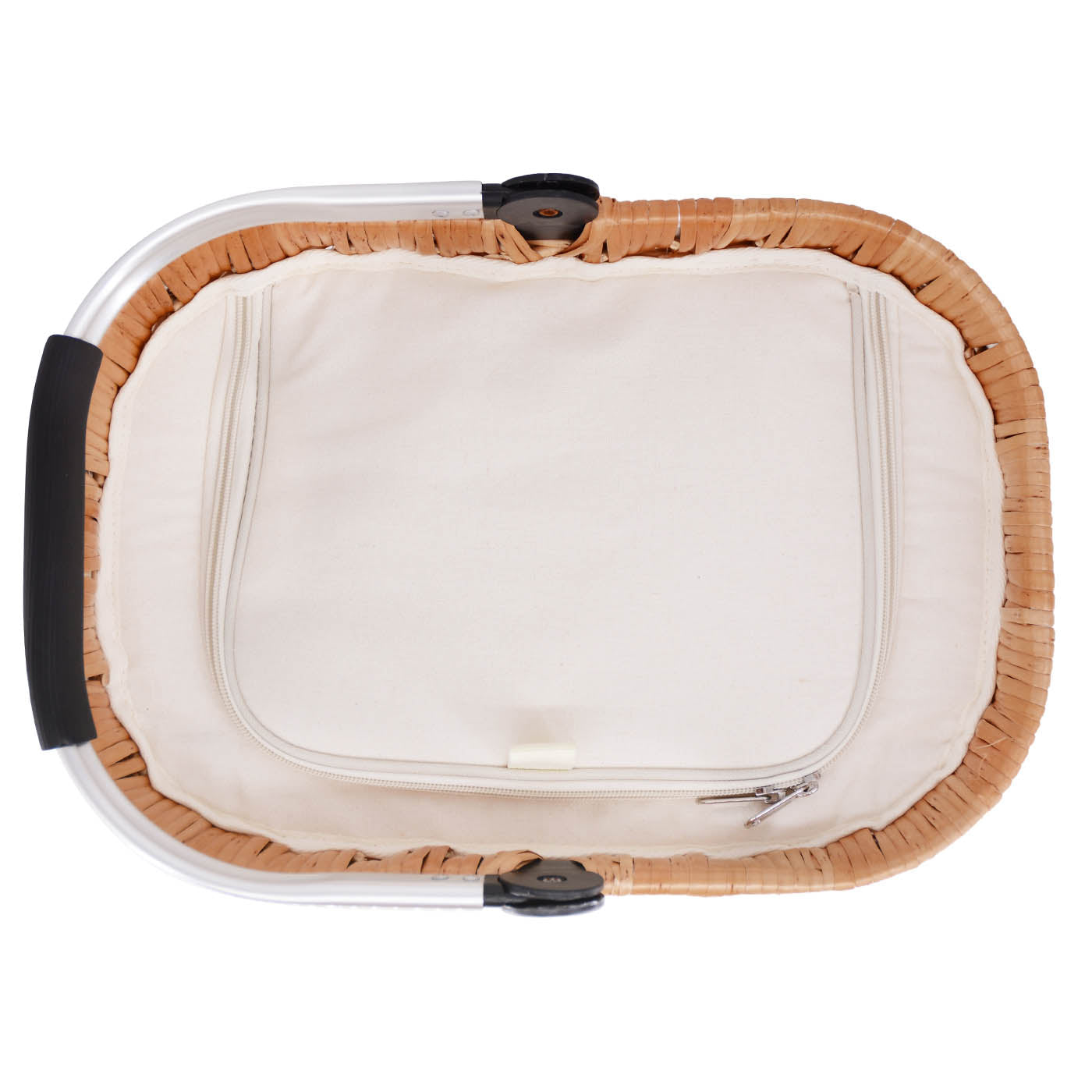 Kleiner Thermo-Picknickkorb Chantilly Leinen - 18 L