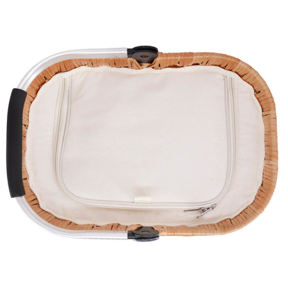 Kleiner Thermo-Picknickkorb Chantilly Leinen - 18 L