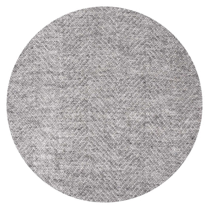 Plaid aus Wolle in Grau und Elfenbein - große Fischgrätenmuster - 130 x 200 cm