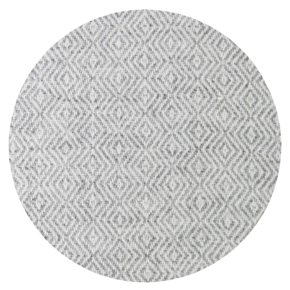 Leichte Decke aus Kaschmir und Wolle mit Diamant-Motiv : mausgrau - 130 x 230 cm