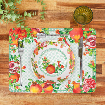 Tischset (40 x 30 cm) verkauft bei 6 - Granatapfel Thema