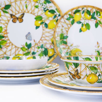 Lange rechteckige Kuchenplatte aus Melamin - 37,5 cm - Capri